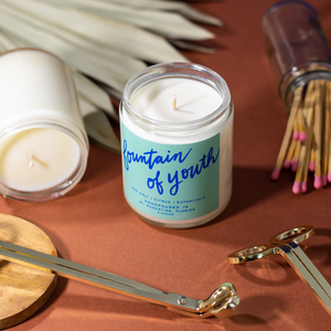 Fountain of Youth: 8 oz Soy Wax Hand-Poured Candle