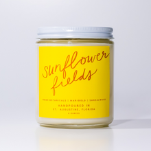 Load image into Gallery viewer, Sunflower Fields: 8 oz Soy Wax Hand-Poured Candle
