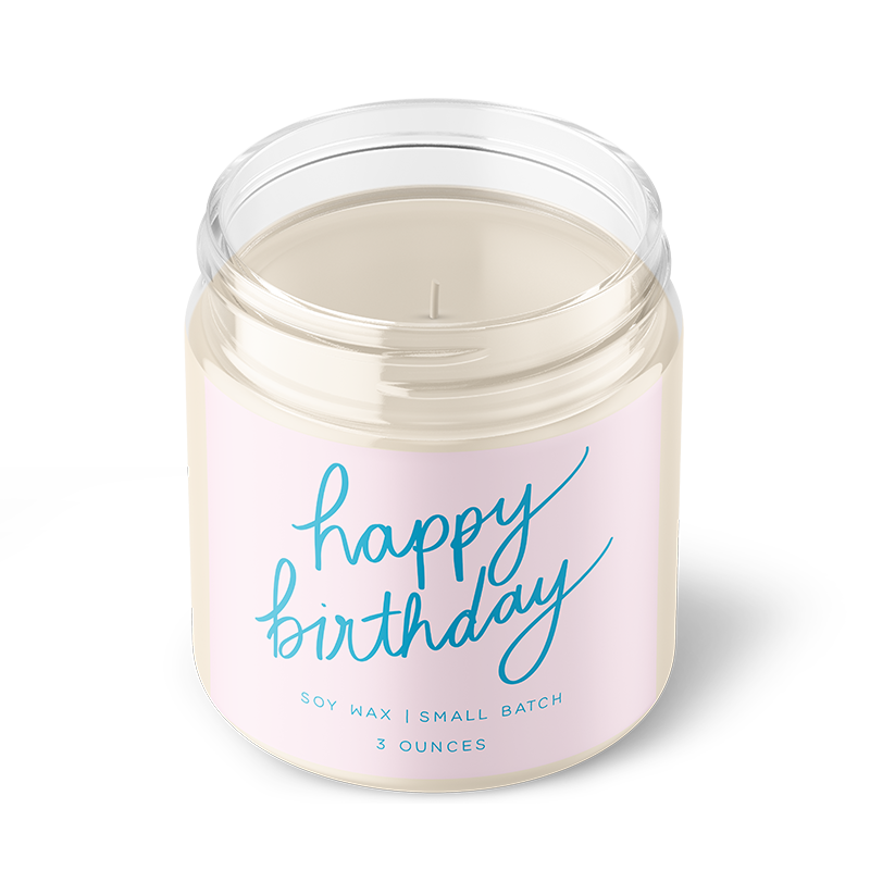 Happy Birthday - Petite Candle