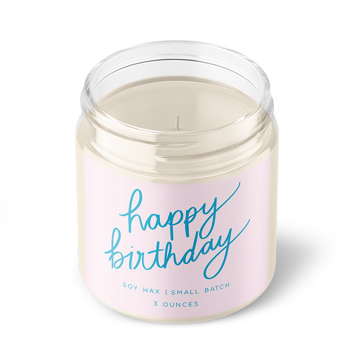 Happy Birthday - Petite Candle