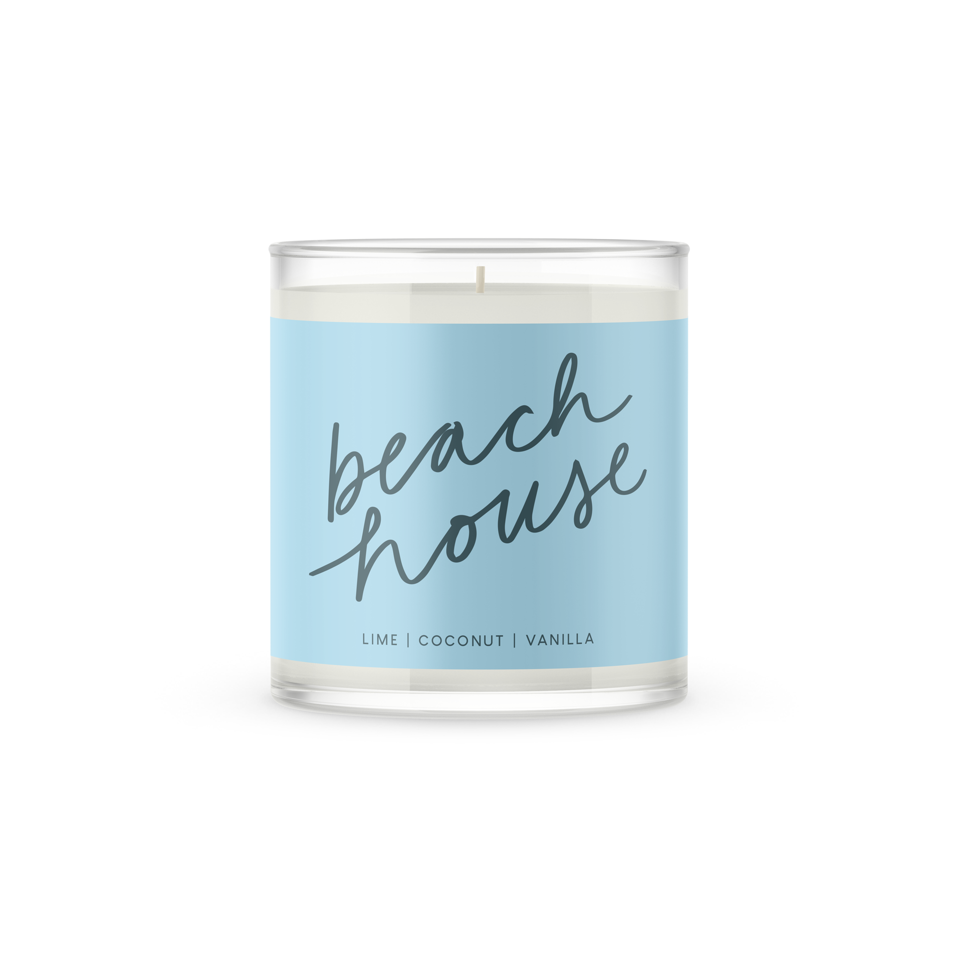 Beach House Glass Candle | Coconut + Vanilla