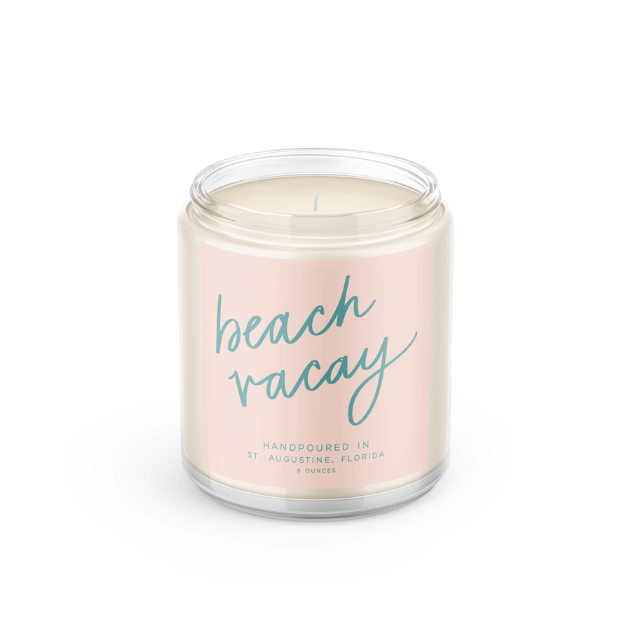Beach Vacay: 8 oz Soy Wax Hand-Poured Candle