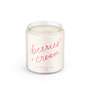 Berries & Cream Soy Wax Candle