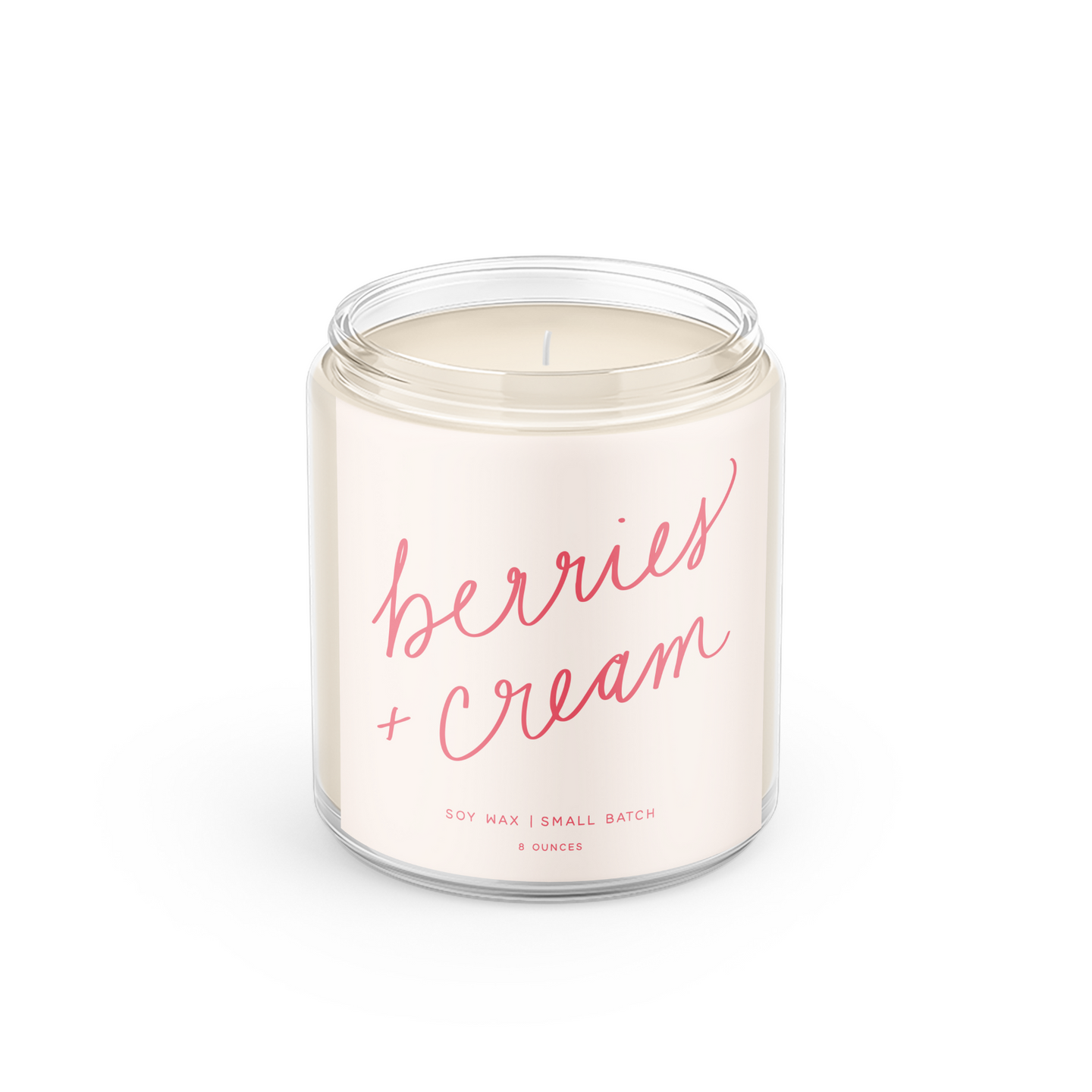 Berries & Cream Soy Wax Candle