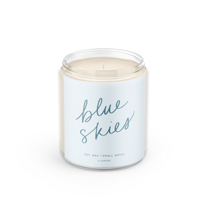 Blue Skies Soy Wax Candle