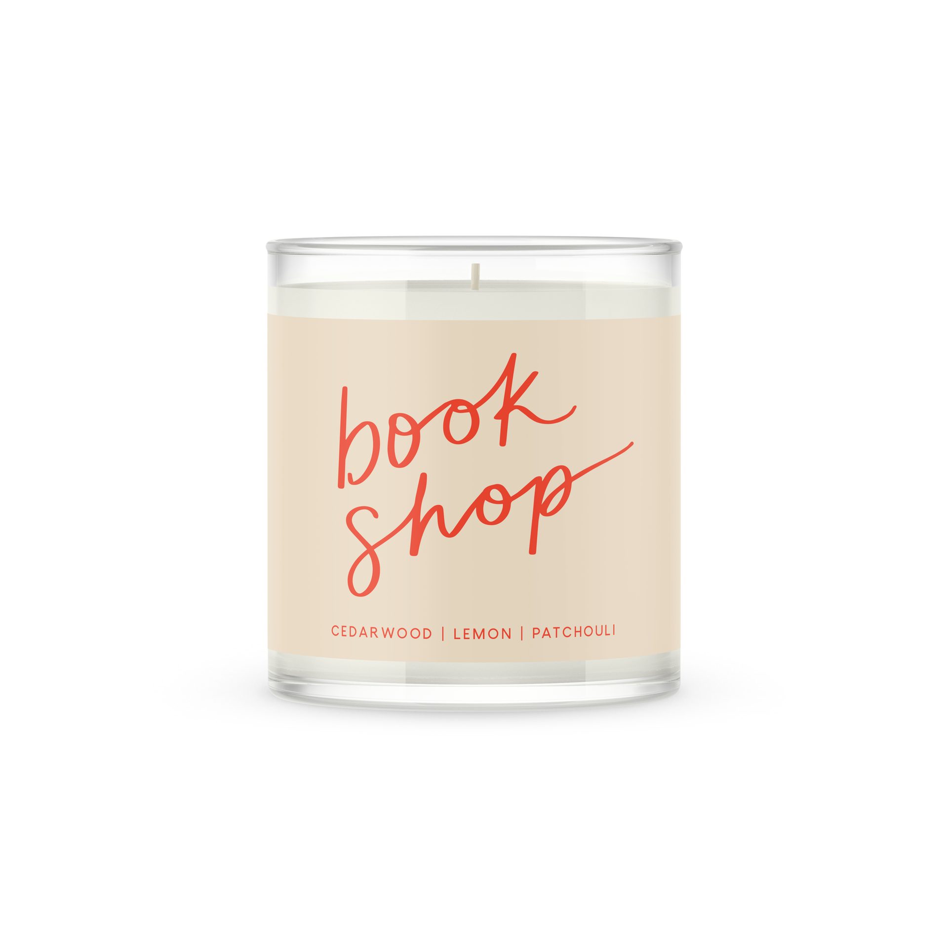 Book Shop Glass Candle | Cedarwood + Patchouli