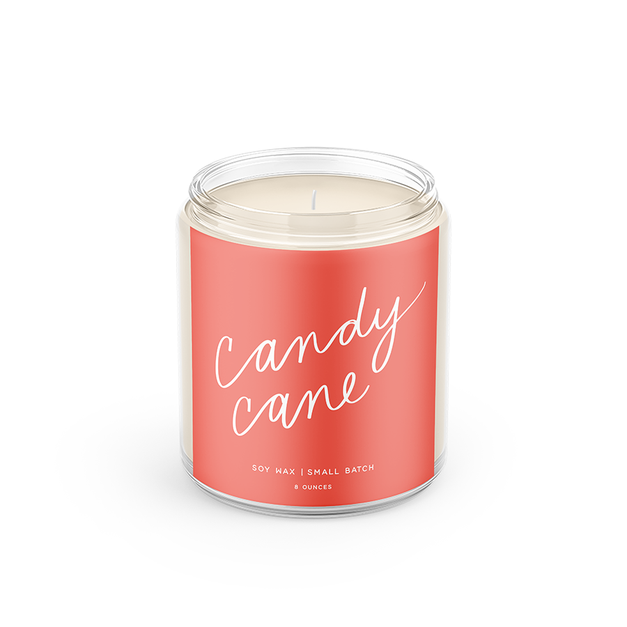 Candy Cane - 8oz Soy Candle