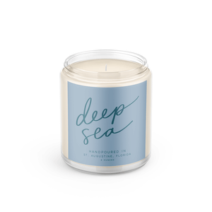 Deep Sea: 8 oz Soy Wax Hand-Poured Candle