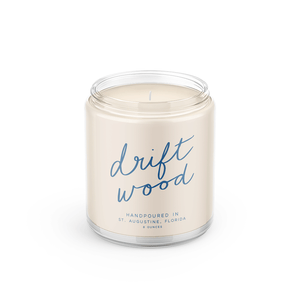 Driftwood: 8 oz Soy Wax Hand-Poured Candle