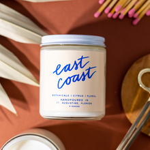 Load image into Gallery viewer, East Coast: 8 oz Soy Wax Hand-Poured Candle
