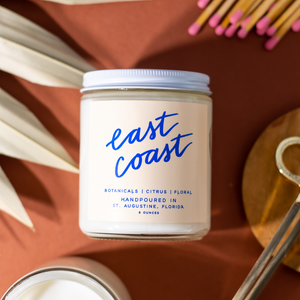 East Coast: 8 oz Soy Wax Hand-Poured Candle