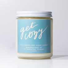 Load image into Gallery viewer, Get Cozy: 8 oz Soy Wax Hand-Poured Candle