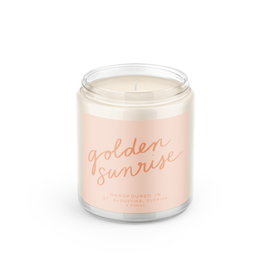Golden Sunrise Soy Wax Candle