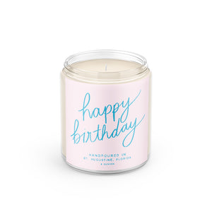 Happy Birthday: 8 oz Soy Wax Hand-Poured Candle