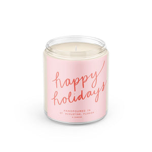 Happy Holidays Soy Wax Candle