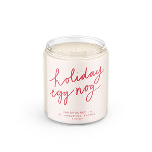 Holiday Eggnog Soy Wax Candle