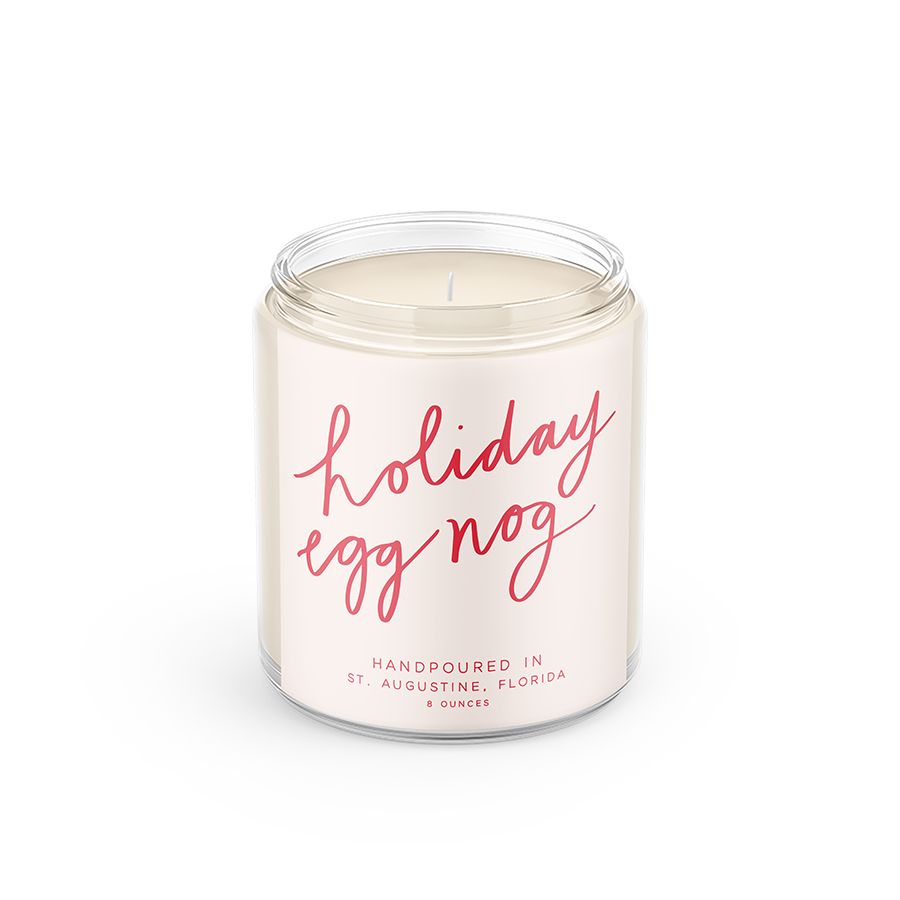 Holiday Eggnog Soy Wax Candle