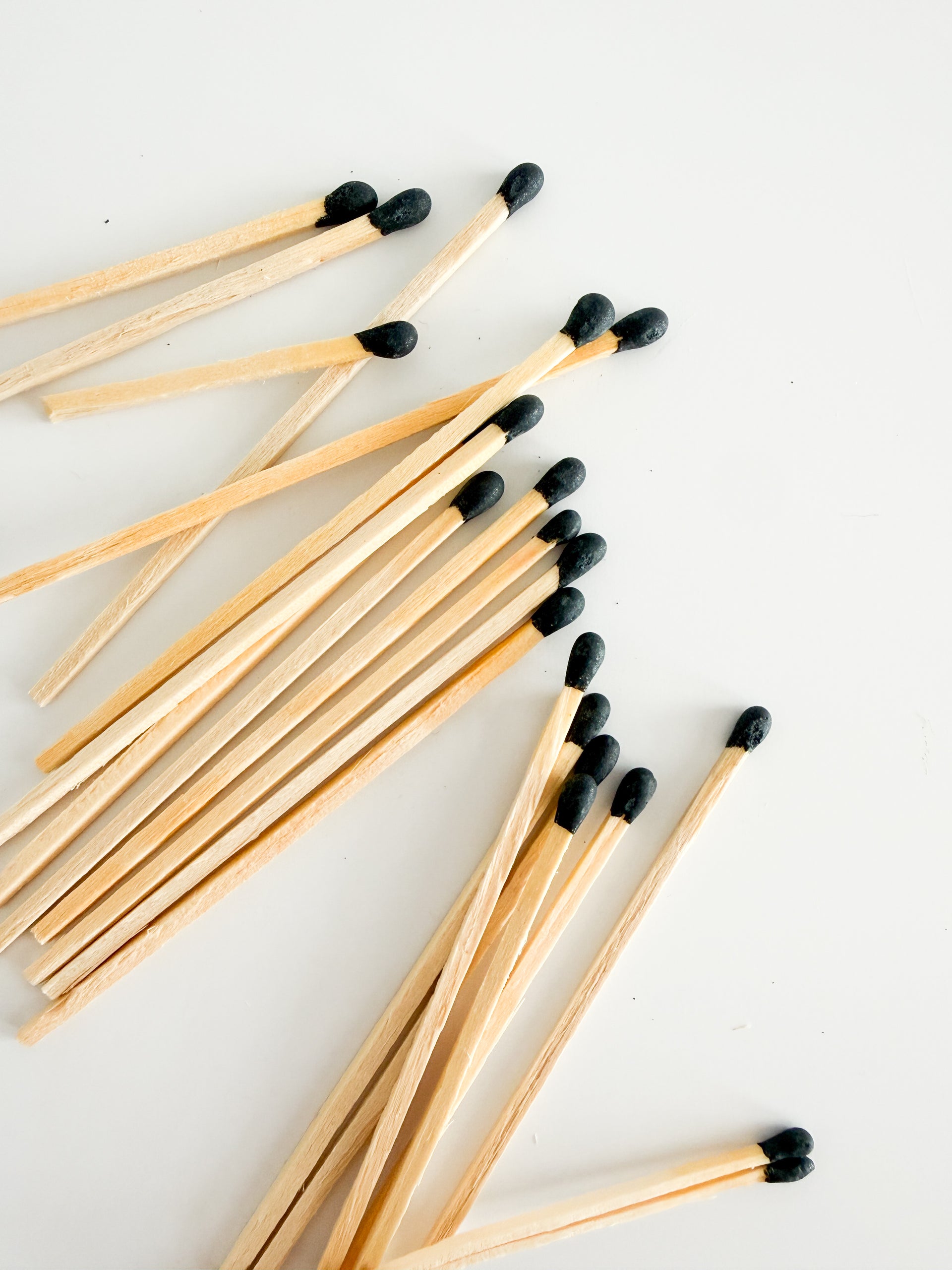 Black 4" Match Sticks | Bulk Candle Matches | 100 Pack
