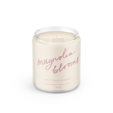 Load image into Gallery viewer, Magnolia Blooms: 8 oz Soy Wax Hand-Poured Candle
