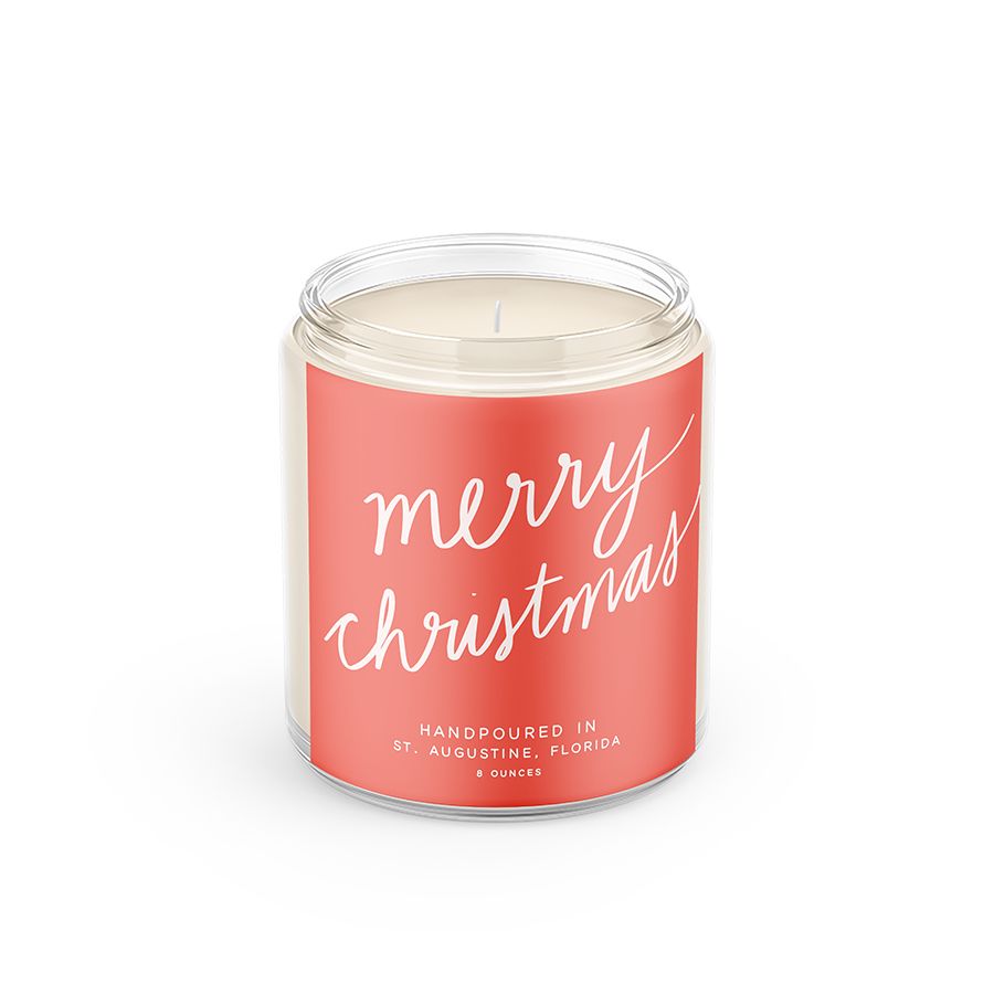 Merry Christmas Soy Wax Candle