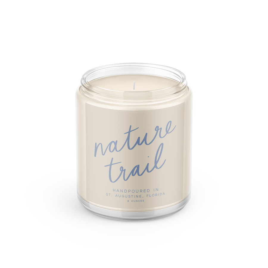 Nature Trail: 8 oz Soy Wax Hand-Poured Candle