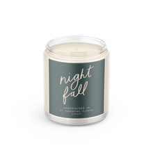 Load image into Gallery viewer, Nightfall: 8 oz Soy Wax Hand-Poured Candle