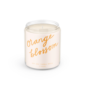 Orange Blossom Soy Wax Candle