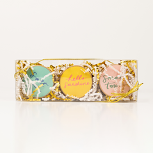 Load image into Gallery viewer, Travel Tin Trio: Classic 1.5 oz Soy Wax Hand-Poured Candles
