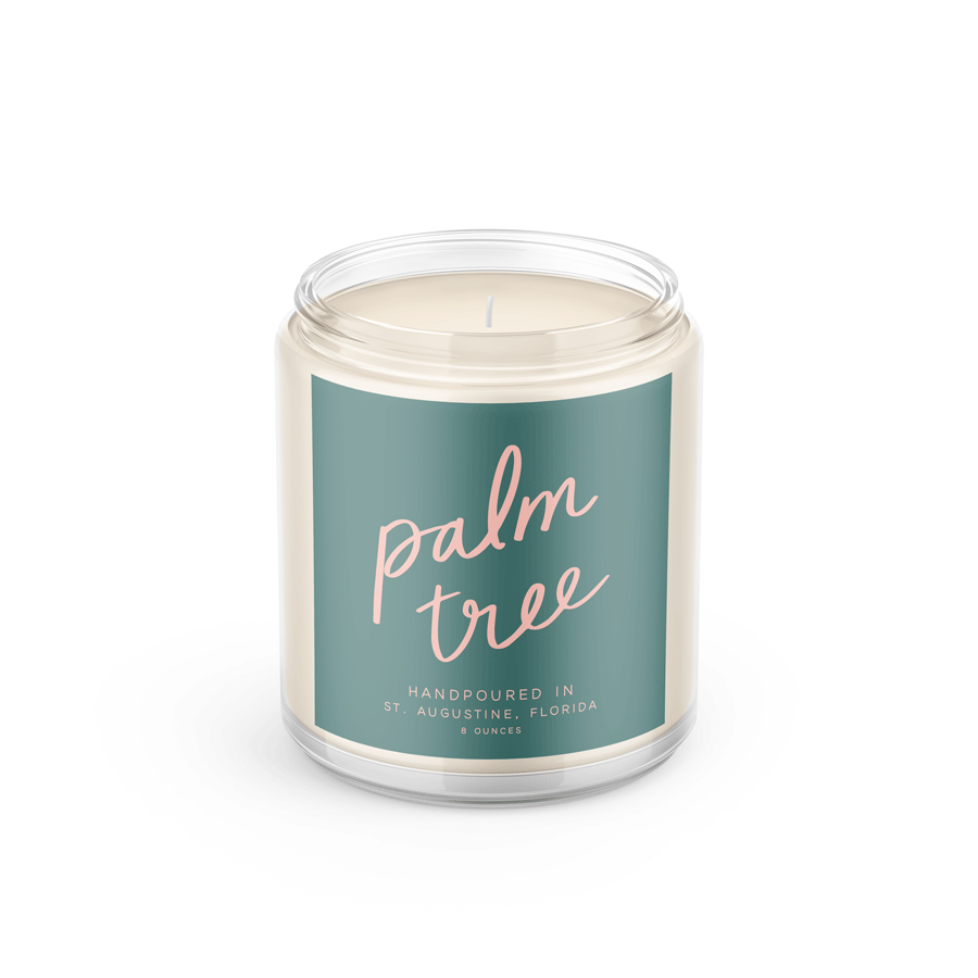 Palm Tree Soy Wax Candle