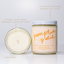 Load image into Gallery viewer, Pumpkin Patch: 8 oz Soy Wax Hand-Poured Candle
