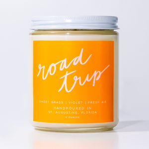 Road Trip: 8 oz Soy Wax Hand-Poured Candle