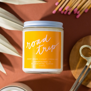 Road Trip: 8 oz Soy Wax Hand-Poured Candle