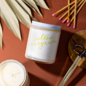 Salted Margarita: 8 oz Soy Wax Hand-Poured Candle