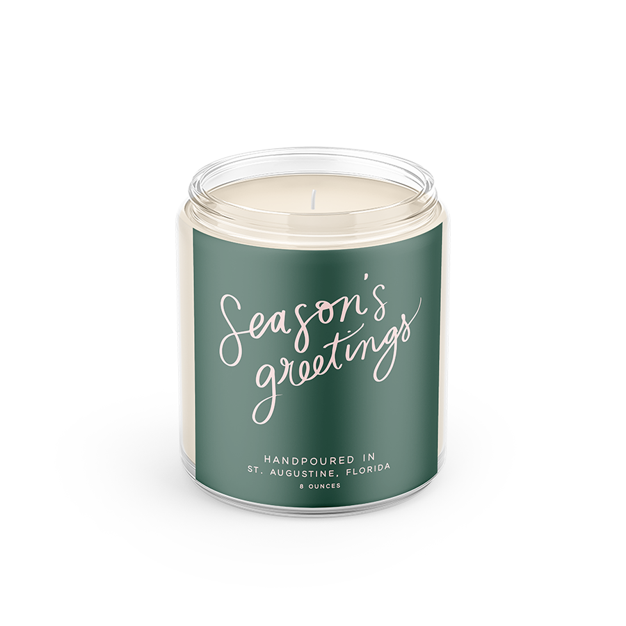 Season's Greetings Soy Wax Candle