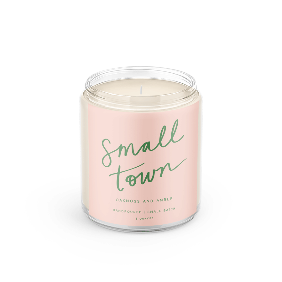 Small Town: 8 oz Soy Wax Hand-Poured Candle