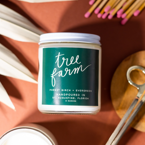 Tree Farm: 8 oz Soy Wax Hand-Poured Candle