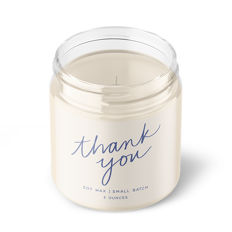 Thank You - Petite Candle