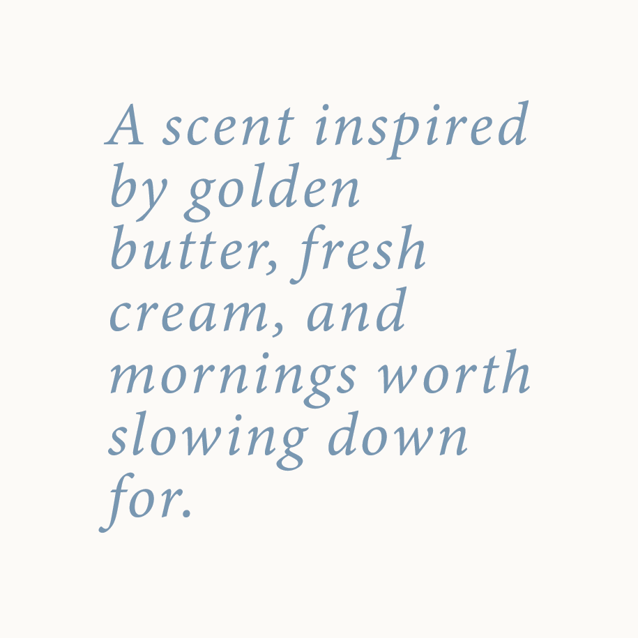 Sweet Cream Butter Candle | Rich Butter
