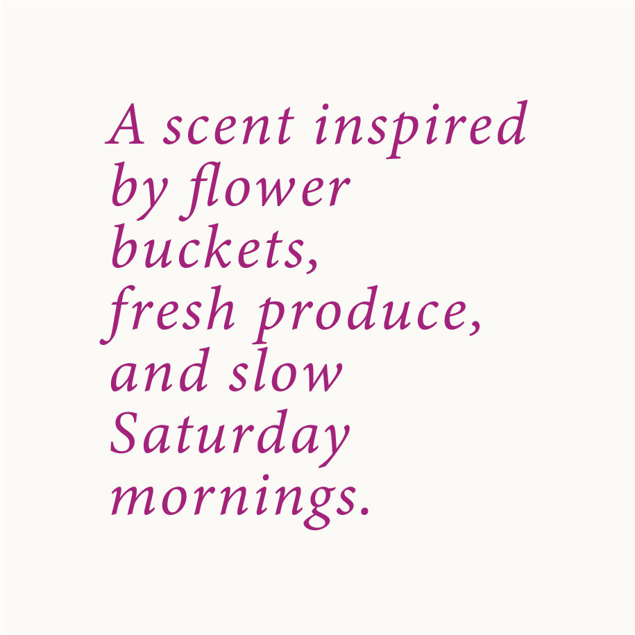 Farmer's Market Candle | Floral + Jasmine