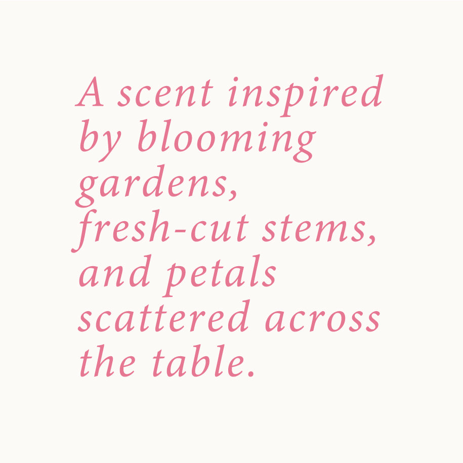 Flower Garden Candle | Bergamot + Sandalwood