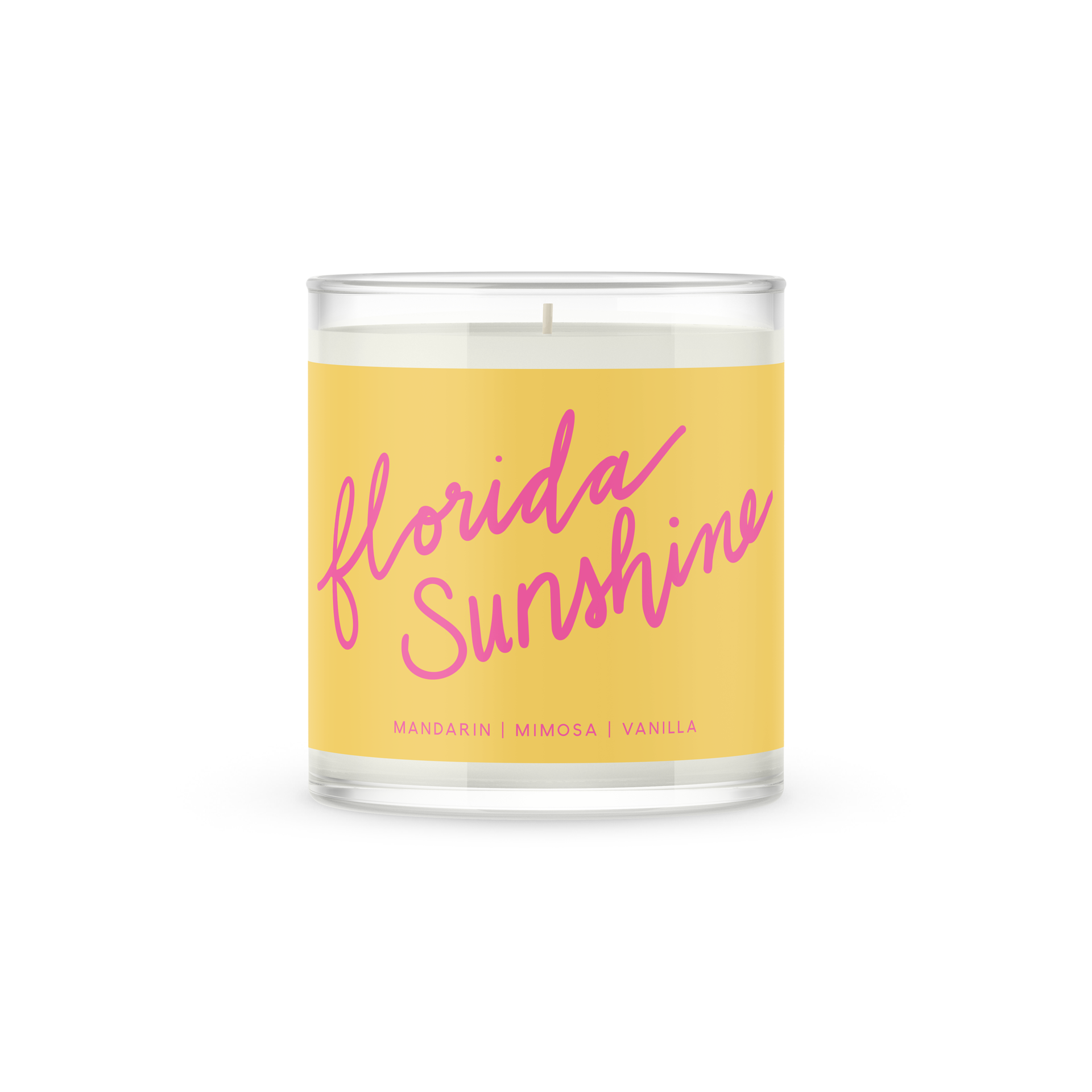 Florida Sunshine Glass Candle | Orange + Mandarin