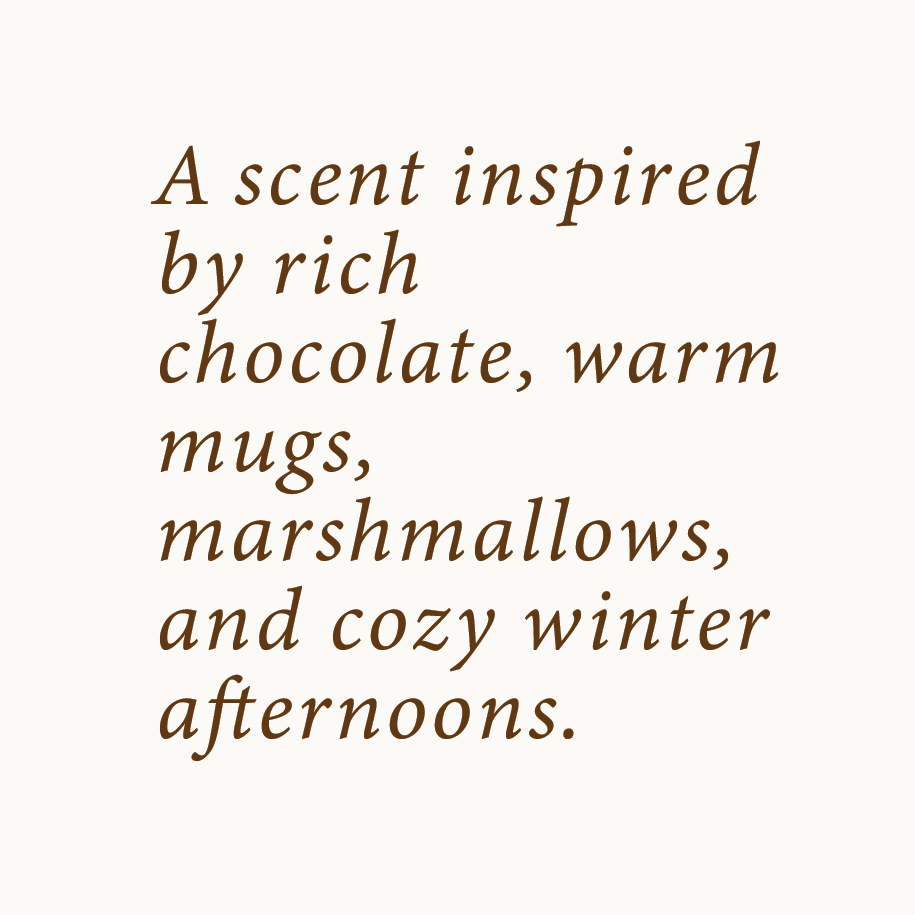 Hot Cocoa Candle | Chocolate + Hazelnut