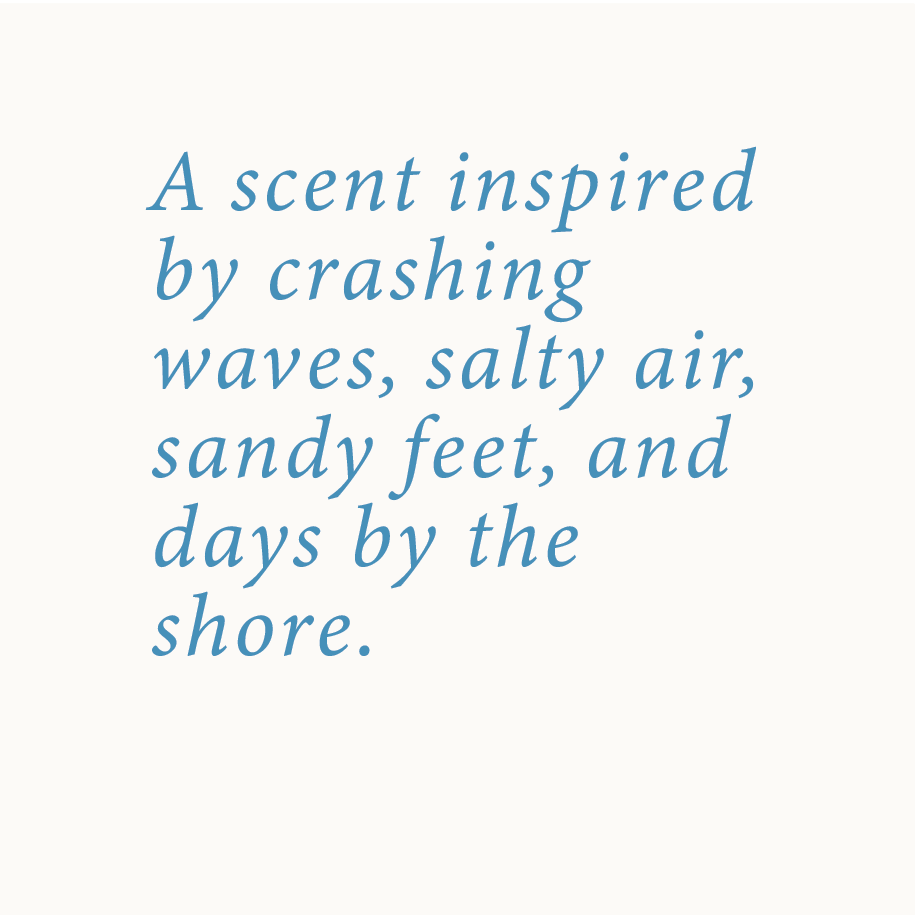 Ocean Waves Candle | Amber + Cedarwood