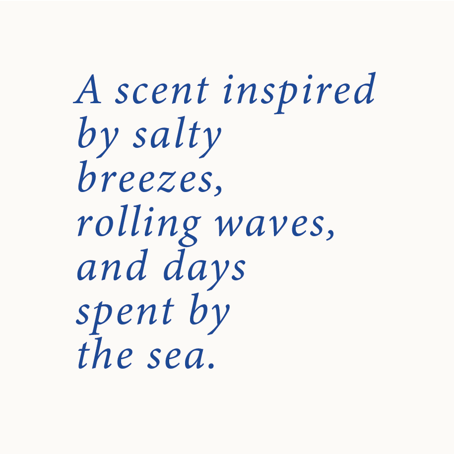 Salt Air Glass Candle | Orange + Musk