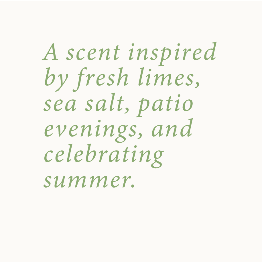 Salted Margarita | Lime, Sea Salt & Agave Candle | 8 oz
