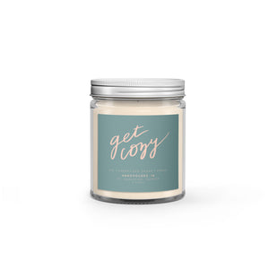 Get Cozy: 8 oz Soy Wax Hand-Poured Candle