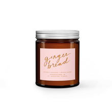 Load image into Gallery viewer, Gingerbread: 8 oz Soy Wax Hand-Poured Candle
