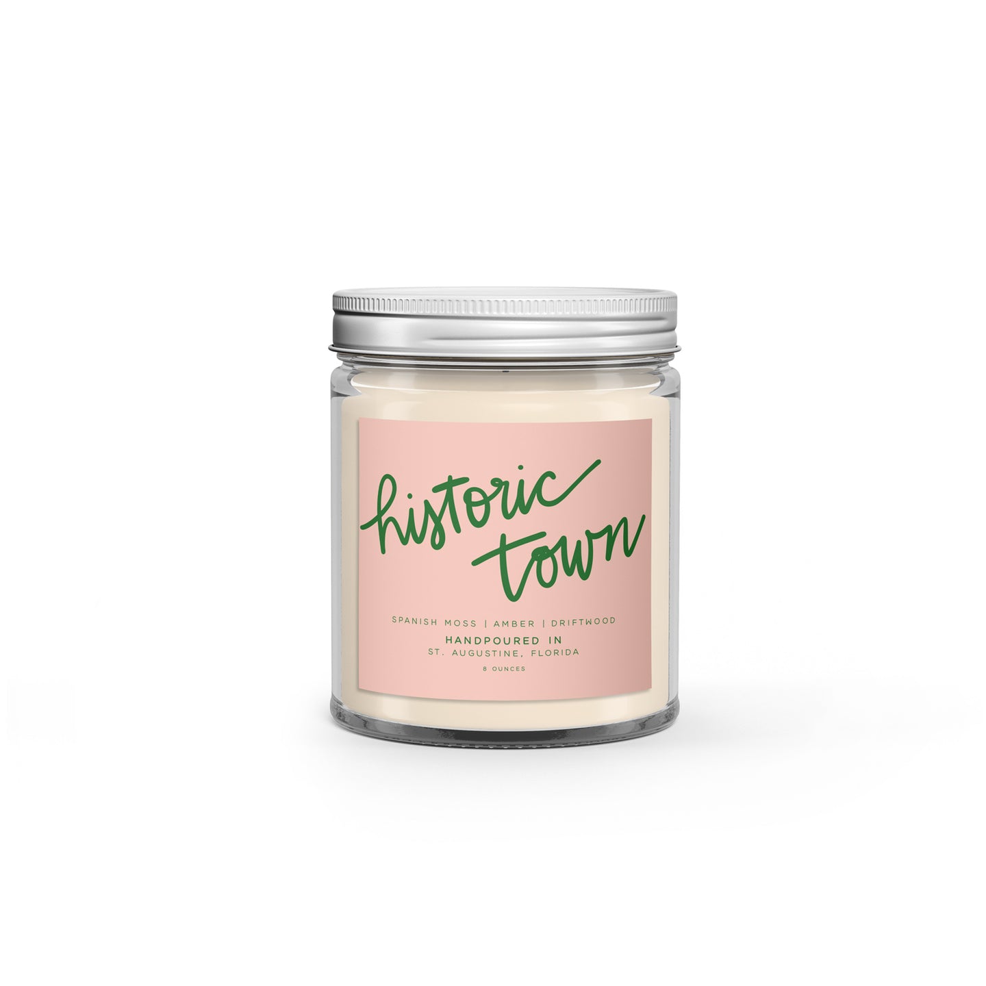 Historic Town: 8 oz Soy Wax Hand-Poured Candle