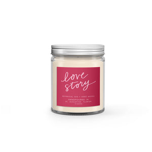 Love Story: 8 oz Soy Wax Hand-Poured Candle