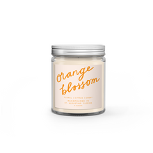 Load image into Gallery viewer, Orange Blossom: 8 oz Soy Wax Hand-Poured Candle
